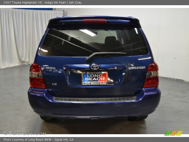 Indigo Ink Pearl / Ash Gray 2007 Toyota Highlander V6
