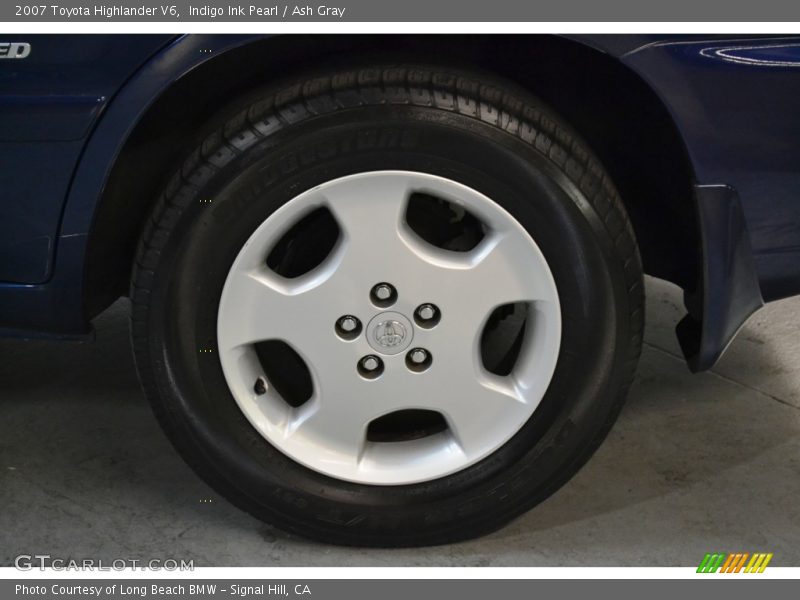 Indigo Ink Pearl / Ash Gray 2007 Toyota Highlander V6