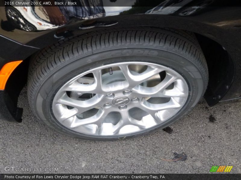 Black / Black 2016 Chrysler 200 C AWD