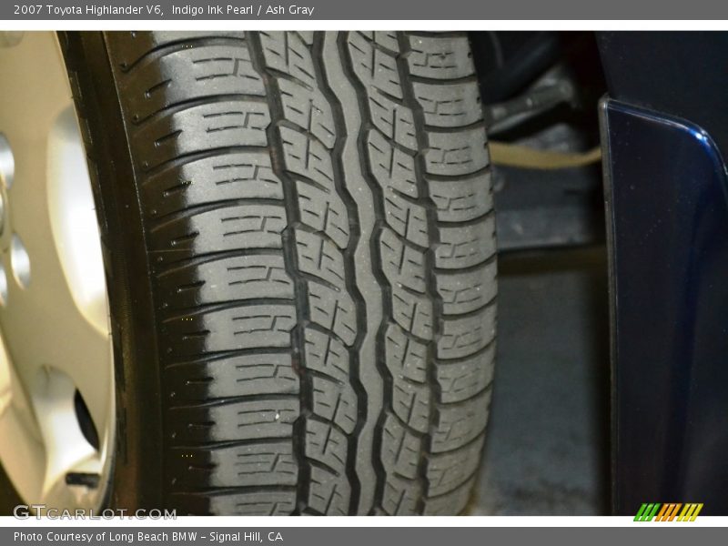 Indigo Ink Pearl / Ash Gray 2007 Toyota Highlander V6