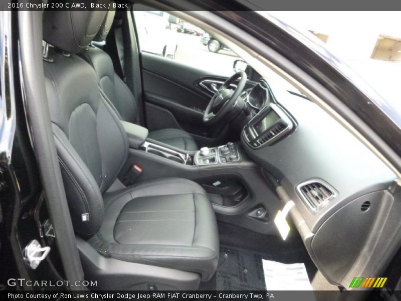 Black / Black 2016 Chrysler 200 C AWD