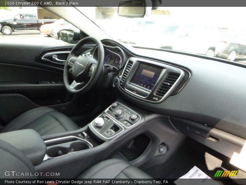 Black / Black 2016 Chrysler 200 C AWD