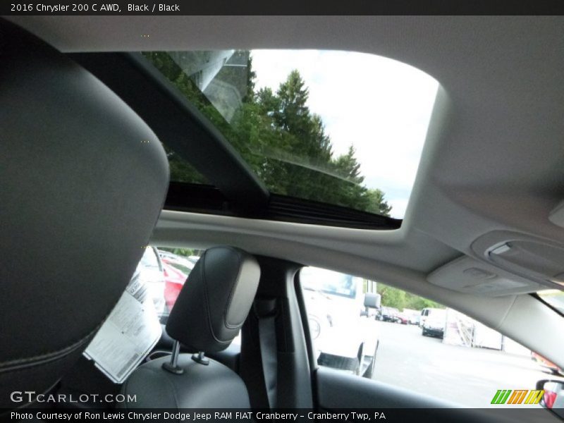 Black / Black 2016 Chrysler 200 C AWD