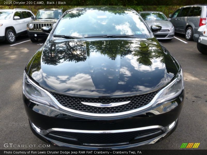 Black / Black 2016 Chrysler 200 C AWD