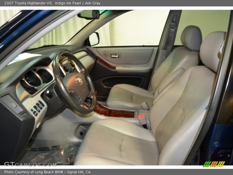 Indigo Ink Pearl / Ash Gray 2007 Toyota Highlander V6