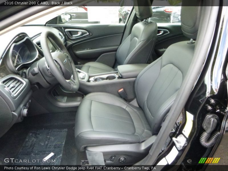 Black / Black 2016 Chrysler 200 C AWD