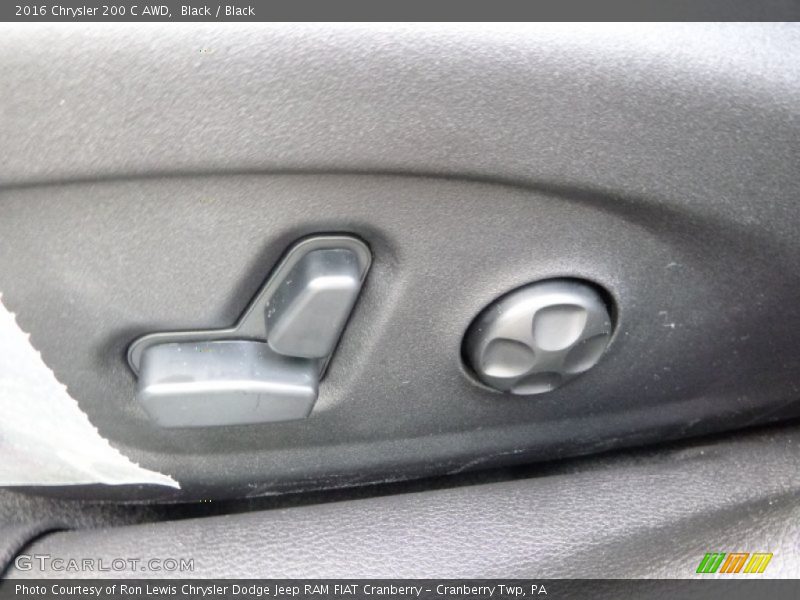 Black / Black 2016 Chrysler 200 C AWD