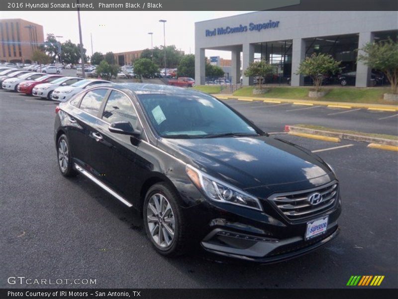 Phantom Black / Black 2016 Hyundai Sonata Limited