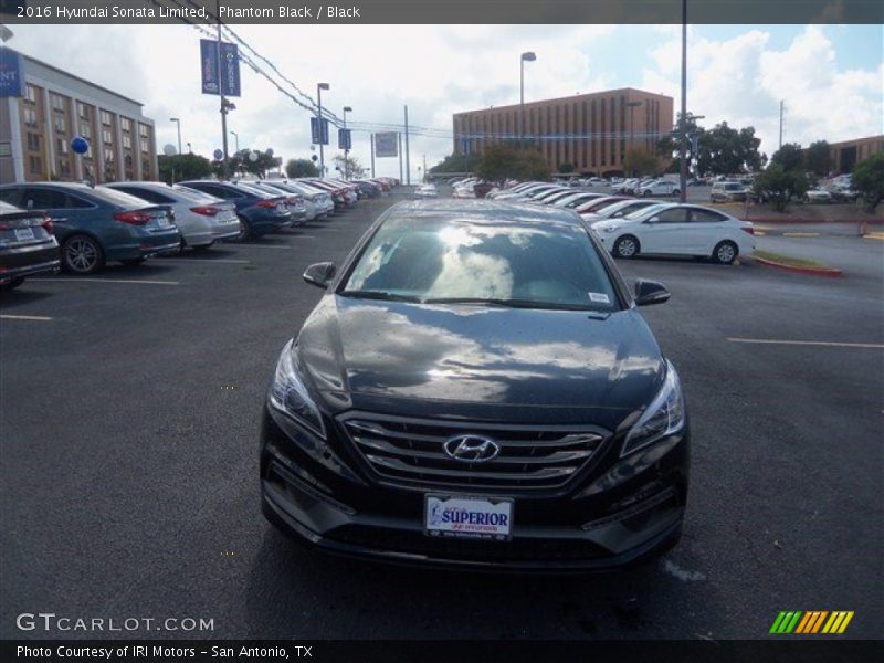 Phantom Black / Black 2016 Hyundai Sonata Limited