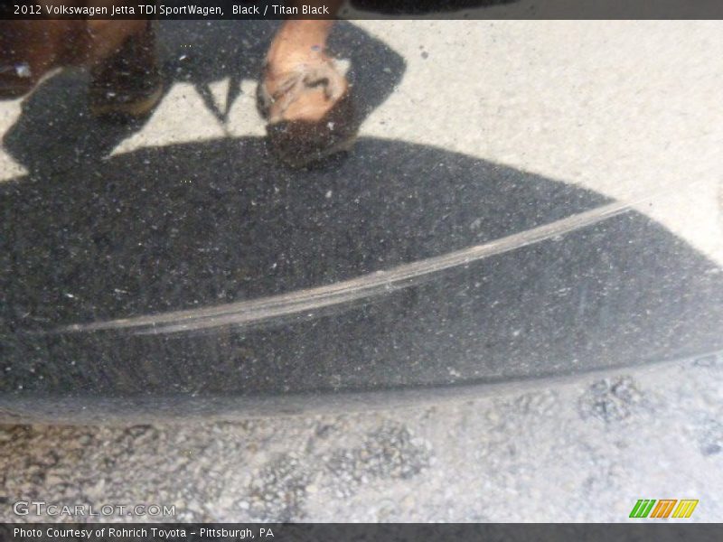 Black / Titan Black 2012 Volkswagen Jetta TDI SportWagen