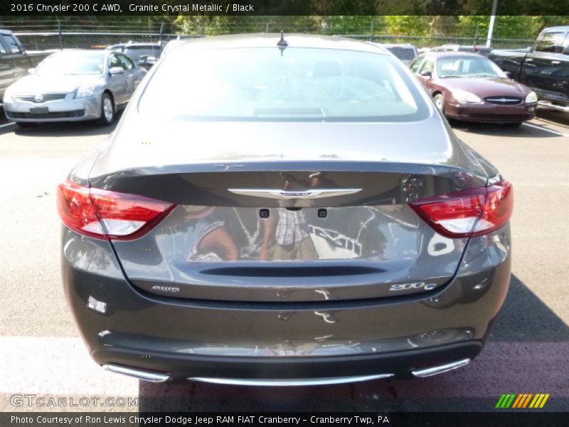 Granite Crystal Metallic / Black 2016 Chrysler 200 C AWD