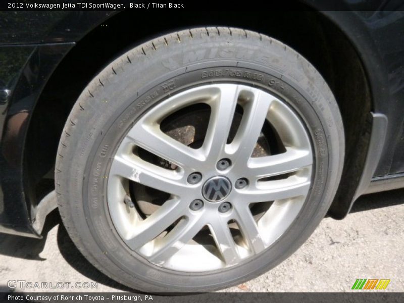 Black / Titan Black 2012 Volkswagen Jetta TDI SportWagen