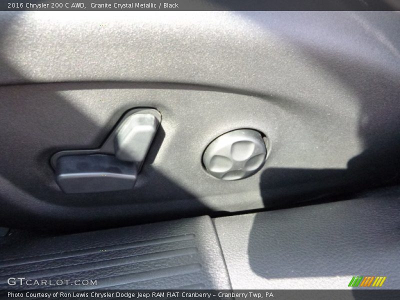 Granite Crystal Metallic / Black 2016 Chrysler 200 C AWD