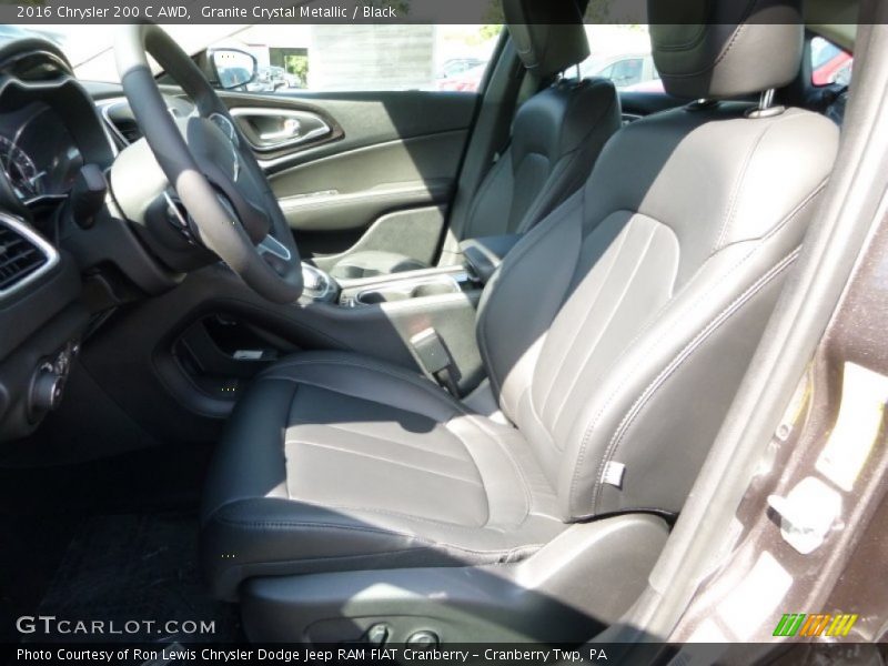 Granite Crystal Metallic / Black 2016 Chrysler 200 C AWD