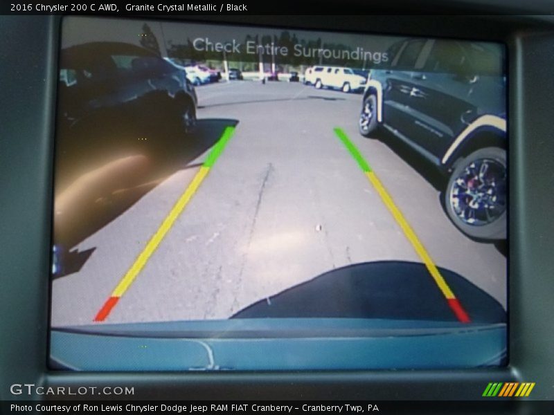 Granite Crystal Metallic / Black 2016 Chrysler 200 C AWD