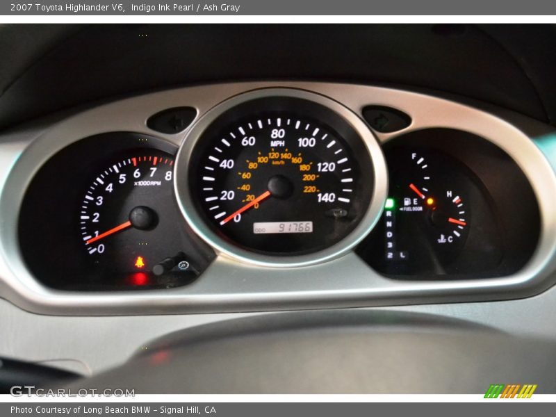 Indigo Ink Pearl / Ash Gray 2007 Toyota Highlander V6