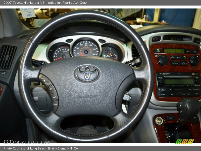 Indigo Ink Pearl / Ash Gray 2007 Toyota Highlander V6
