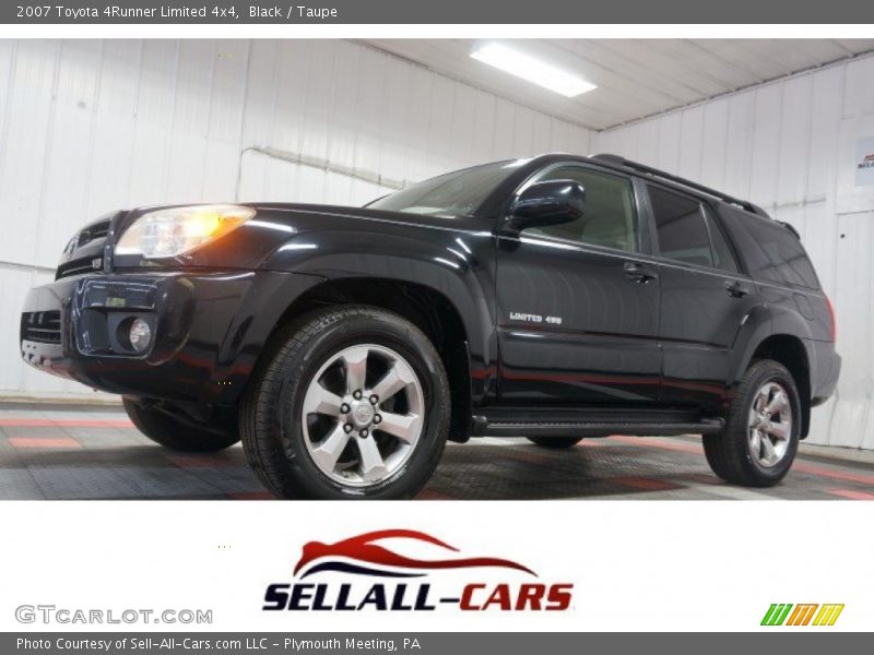Black / Taupe 2007 Toyota 4Runner Limited 4x4