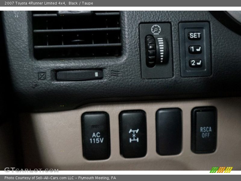 Black / Taupe 2007 Toyota 4Runner Limited 4x4