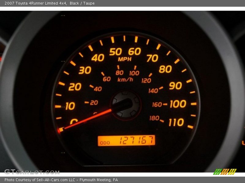 Black / Taupe 2007 Toyota 4Runner Limited 4x4