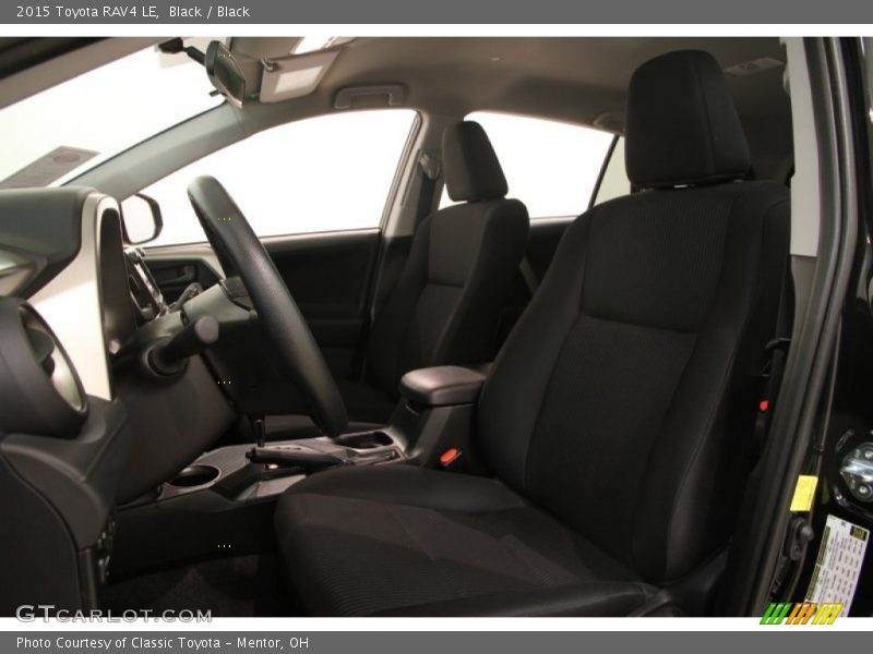 Black / Black 2015 Toyota RAV4 LE