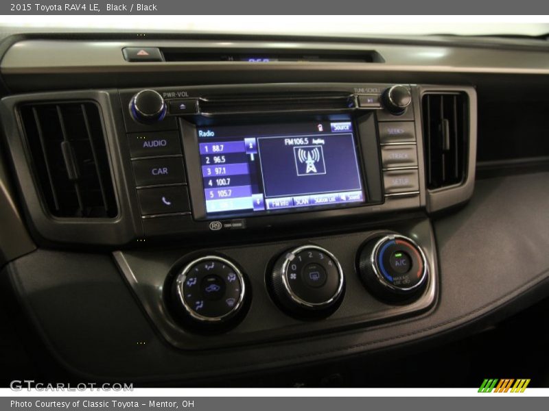 Black / Black 2015 Toyota RAV4 LE