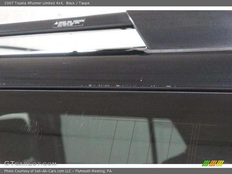 Black / Taupe 2007 Toyota 4Runner Limited 4x4