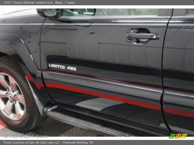 Black / Taupe 2007 Toyota 4Runner Limited 4x4