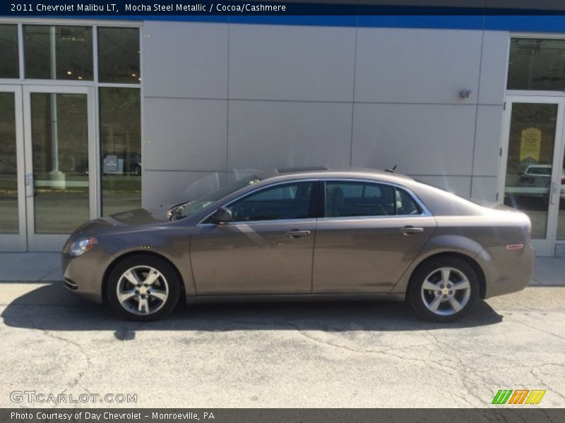 Mocha Steel Metallic / Cocoa/Cashmere 2011 Chevrolet Malibu LT