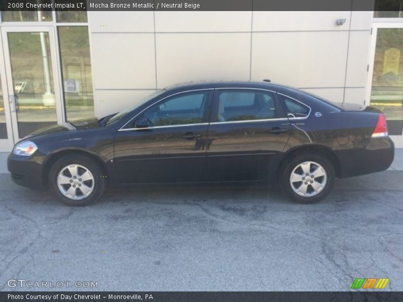 Mocha Bronze Metallic / Neutral Beige 2008 Chevrolet Impala LT