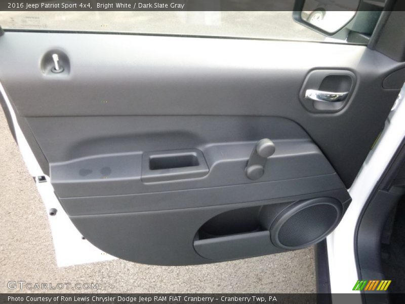 Bright White / Dark Slate Gray 2016 Jeep Patriot Sport 4x4
