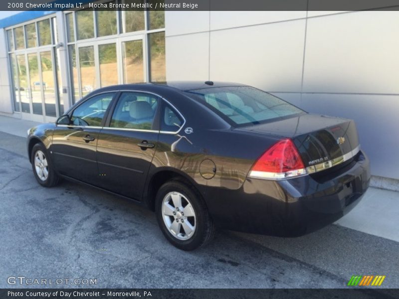 Mocha Bronze Metallic / Neutral Beige 2008 Chevrolet Impala LT
