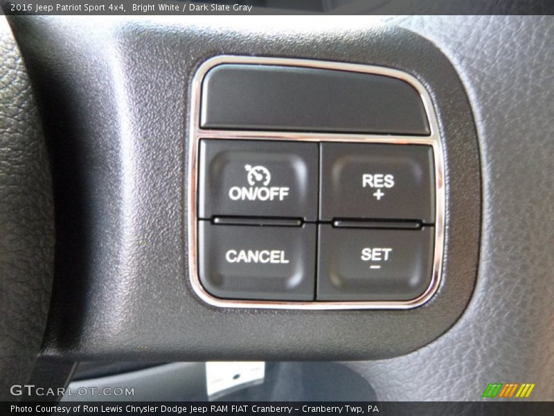 Bright White / Dark Slate Gray 2016 Jeep Patriot Sport 4x4