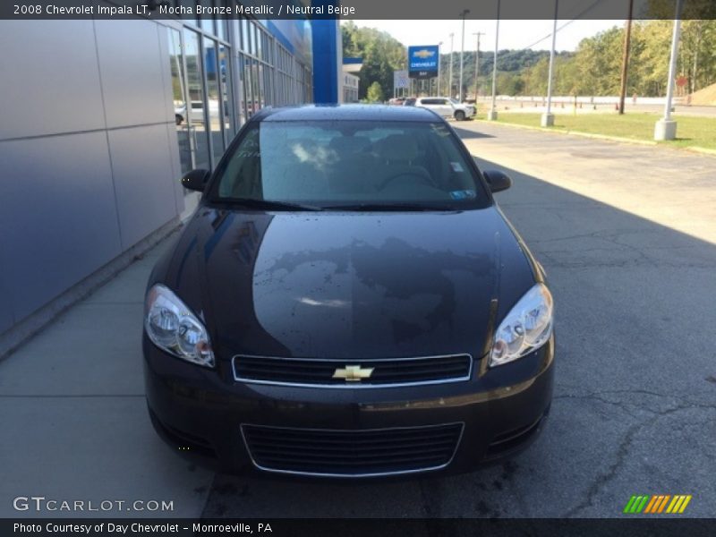 Mocha Bronze Metallic / Neutral Beige 2008 Chevrolet Impala LT