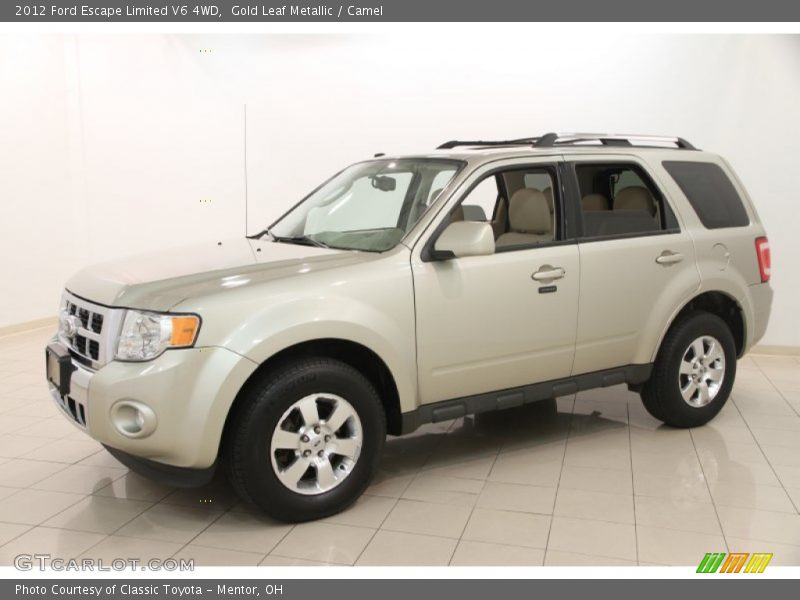 Gold Leaf Metallic / Camel 2012 Ford Escape Limited V6 4WD