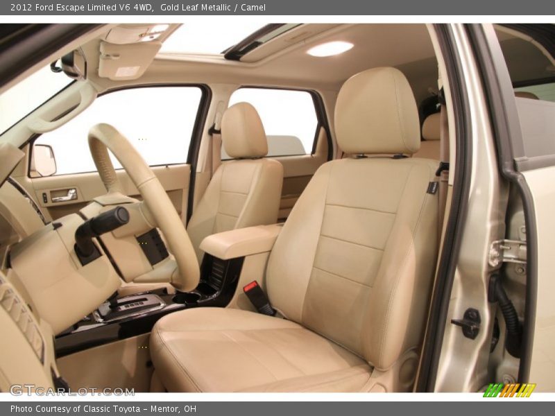 Gold Leaf Metallic / Camel 2012 Ford Escape Limited V6 4WD