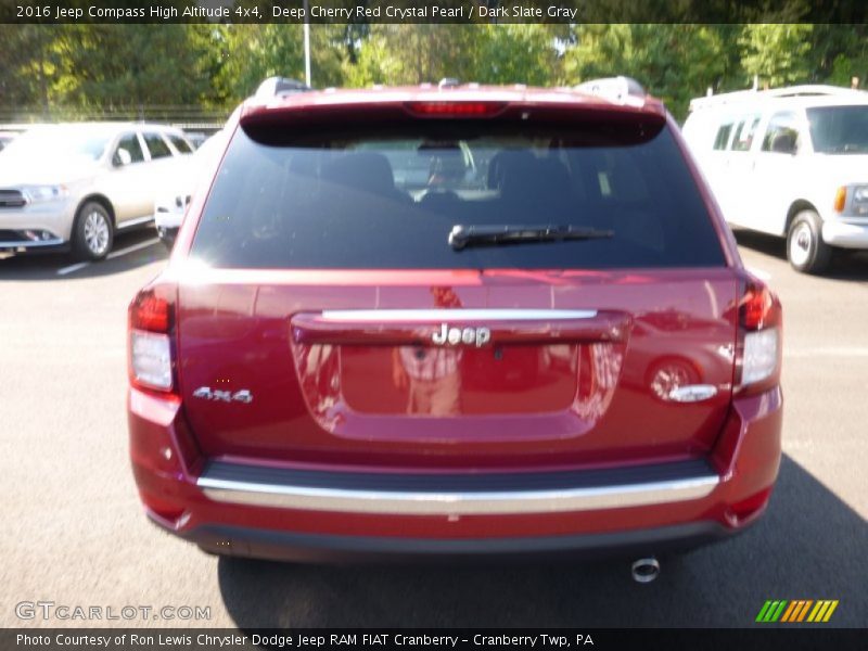 Deep Cherry Red Crystal Pearl / Dark Slate Gray 2016 Jeep Compass High Altitude 4x4