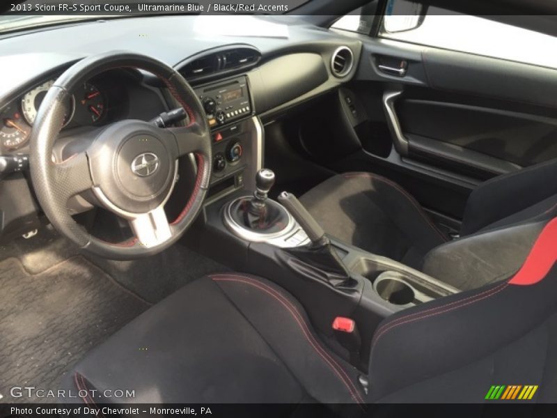 Ultramarine Blue / Black/Red Accents 2013 Scion FR-S Sport Coupe