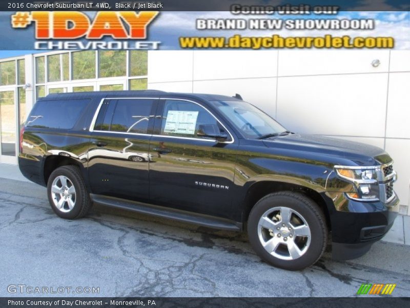 Black / Jet Black 2016 Chevrolet Suburban LT 4WD