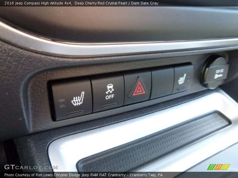 Deep Cherry Red Crystal Pearl / Dark Slate Gray 2016 Jeep Compass High Altitude 4x4