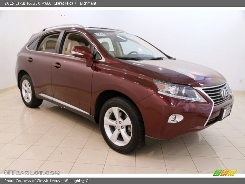 Claret Mica / Parchment 2015 Lexus RX 350 AWD