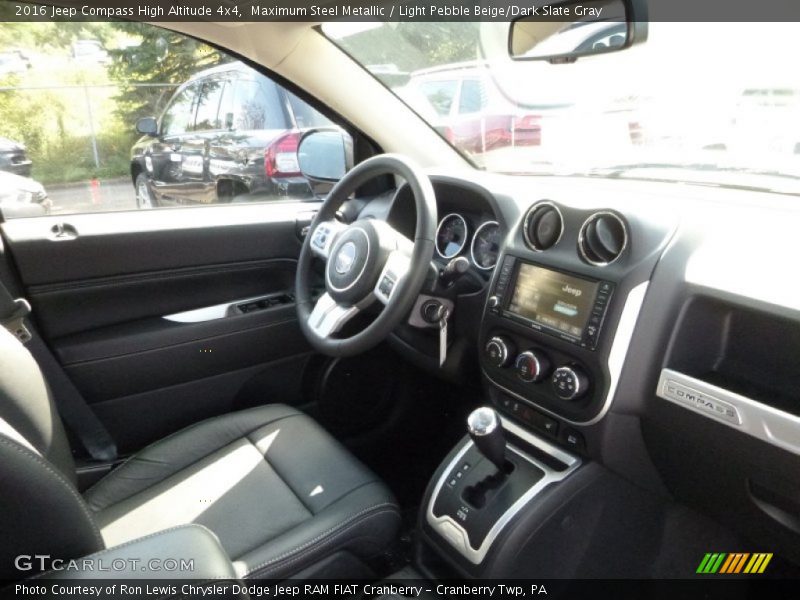Maximum Steel Metallic / Light Pebble Beige/Dark Slate Gray 2016 Jeep Compass High Altitude 4x4