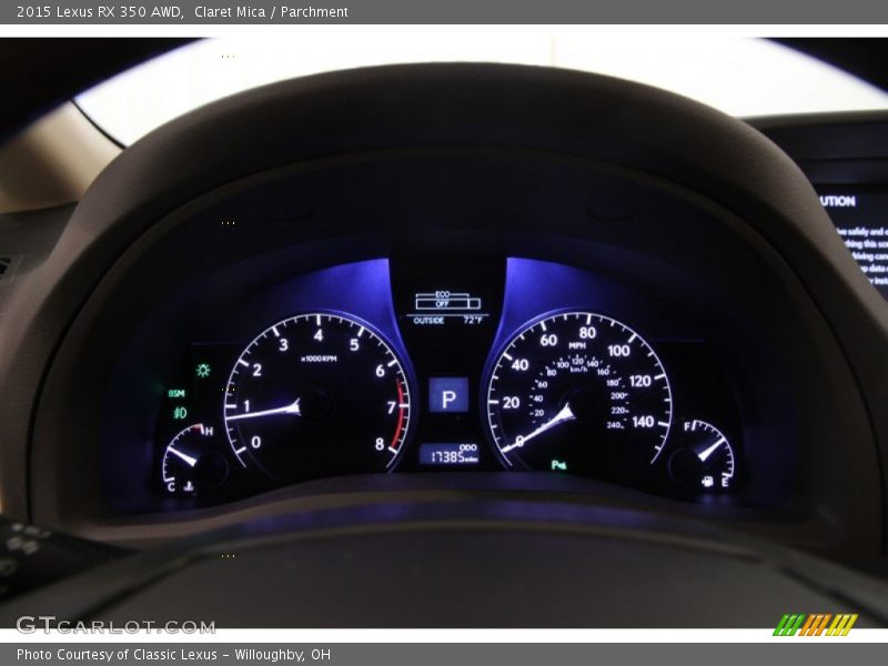 Claret Mica / Parchment 2015 Lexus RX 350 AWD