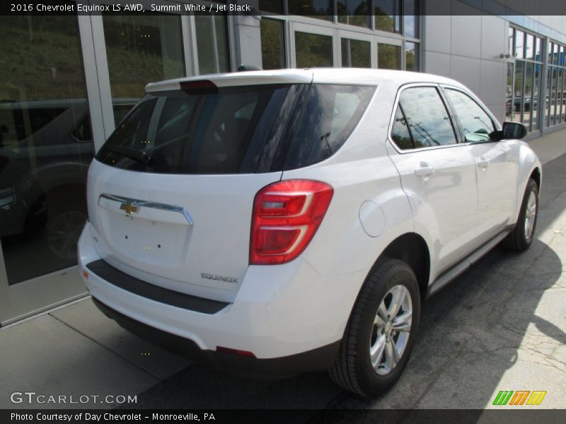 Summit White / Jet Black 2016 Chevrolet Equinox LS AWD
