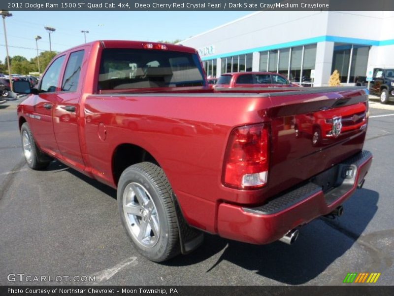 Deep Cherry Red Crystal Pearl / Dark Slate Gray/Medium Graystone 2012 Dodge Ram 1500 ST Quad Cab 4x4