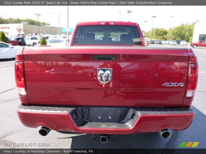 Deep Cherry Red Crystal Pearl / Dark Slate Gray/Medium Graystone 2012 Dodge Ram 1500 ST Quad Cab 4x4