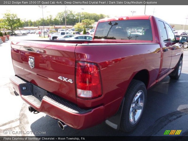 Deep Cherry Red Crystal Pearl / Dark Slate Gray/Medium Graystone 2012 Dodge Ram 1500 ST Quad Cab 4x4