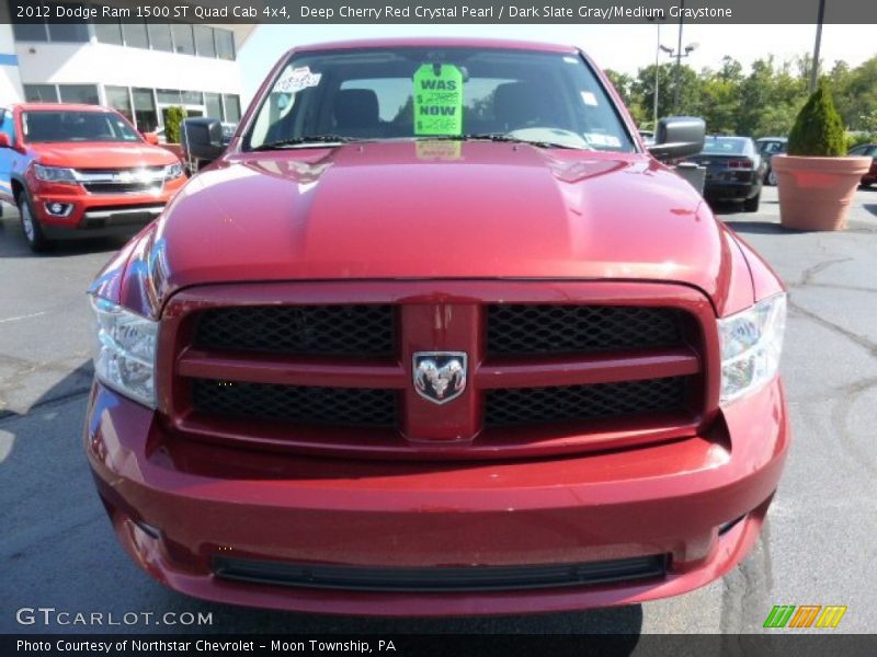 Deep Cherry Red Crystal Pearl / Dark Slate Gray/Medium Graystone 2012 Dodge Ram 1500 ST Quad Cab 4x4
