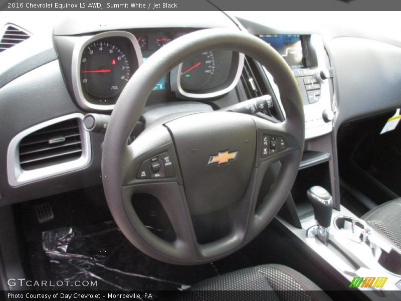 Summit White / Jet Black 2016 Chevrolet Equinox LS AWD