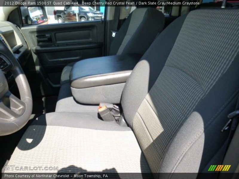 Deep Cherry Red Crystal Pearl / Dark Slate Gray/Medium Graystone 2012 Dodge Ram 1500 ST Quad Cab 4x4